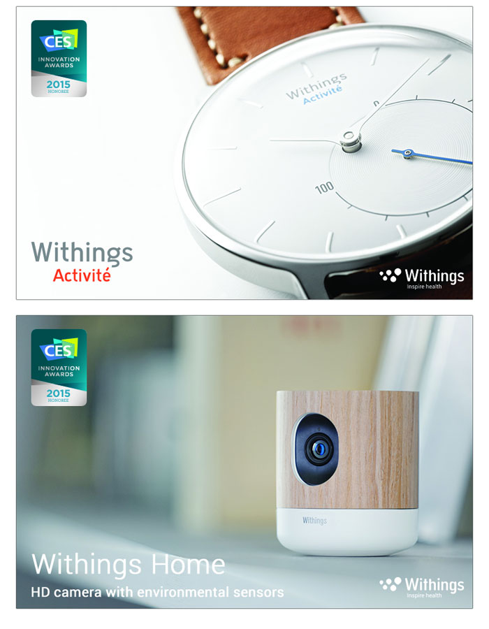 Withings, 3 prix au CES 2015