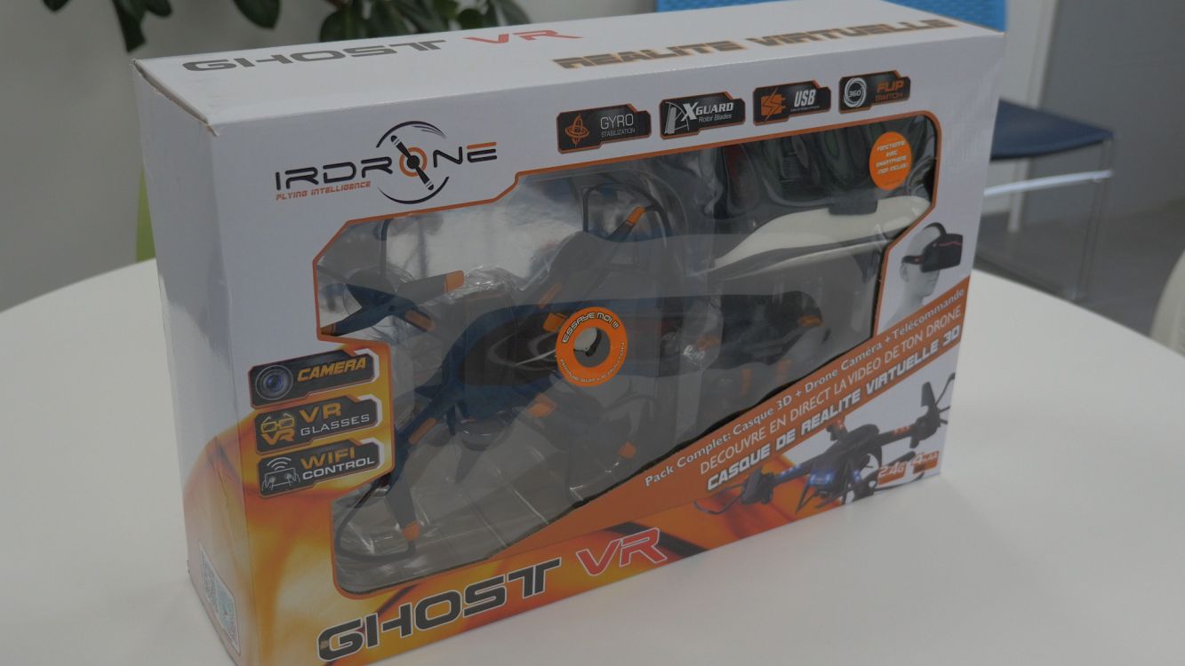 Irdrone Pack drone Ghost VR avec casque de réalité virtuelle 3D - Comparer  avec