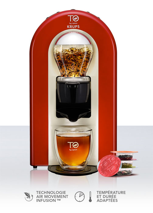 Lipton T.O, apr�s les capsules Nespresso, la machine � Th�