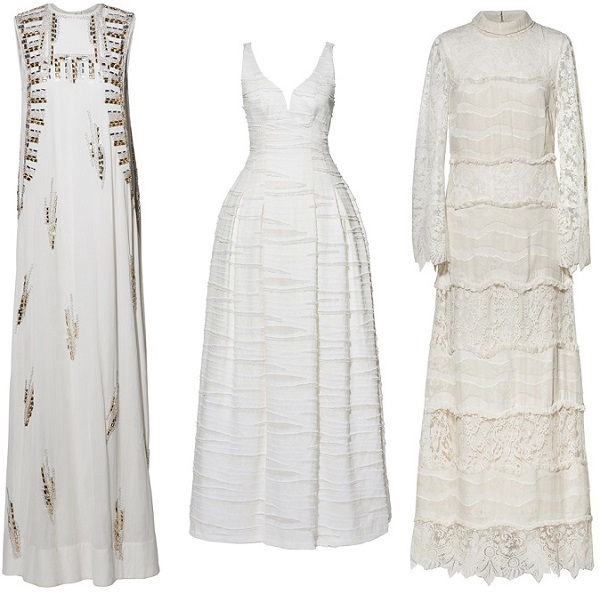 Conscious Exclusive Robes de marie green par H&M