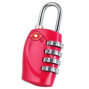 TRIXES Cadenas avec code  4 chiffres TSA pour valises et sacs chaud rose ( Neuf Marketplace )