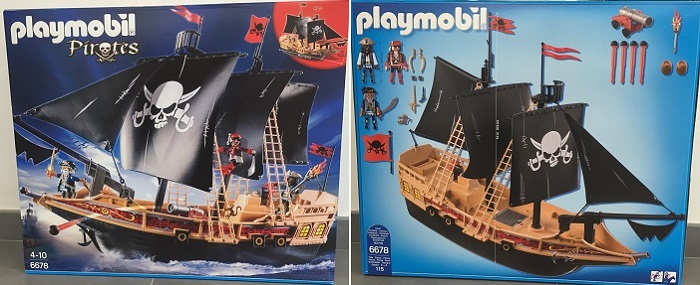 Playmobil 6678 Pirates - Bateau pirates des ténèbres - Comparer avec