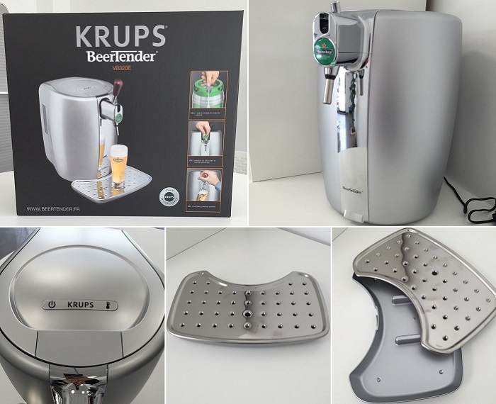 Krups Tireuse à bière YY4130FD BEERTENDER SILVER 