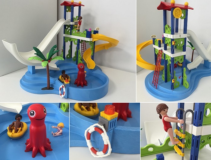 playmobil summer fun parc aquatique toboggan