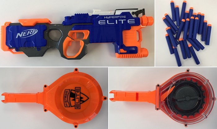 blaster nerf elite hyperfire