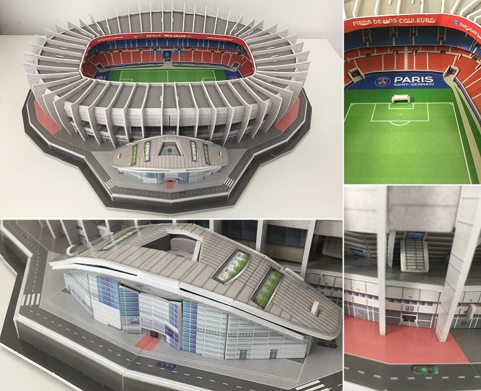 Grande maquette Parc des Princes - 20 cm - Disponible sur