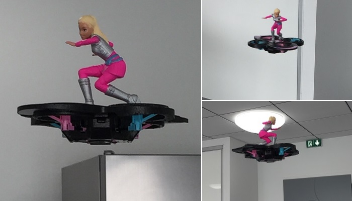 test barbie drone des toiles