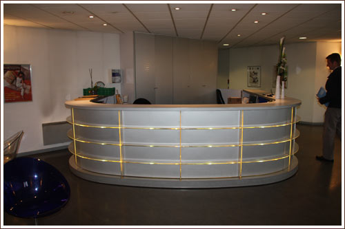 La banque d'accueil