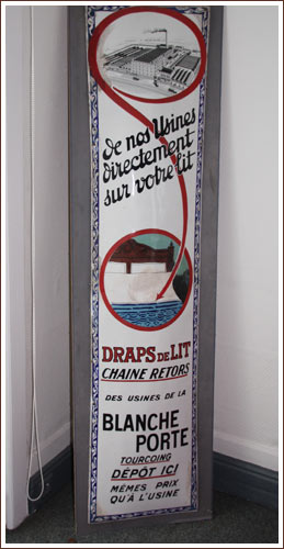 L'enseigne des Usines de la Blanche Porte