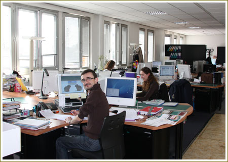 Vitrine magique les bureaux